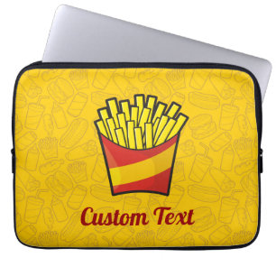 Housse Pour Ordinateur Portable Manche d'ordinateur portable Fries