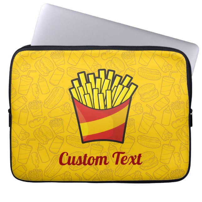 Housse Pour Ordinateur Portable Manche d'ordinateur portable Fries (Devant)