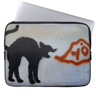 Housse Pour Ordinateur Portable Manche d'ordinateur portable graffiti pour chat.