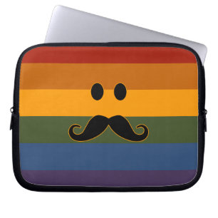 Housse Pour Ordinateur Portable Manche d'ordinateur portable personnalisée Mustach