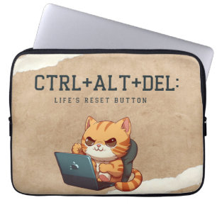 Housse Pour Ordinateur Portable Manche d'ordinateur portable pour chat Cute Workah