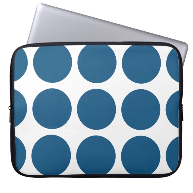 Housse Pour Ordinateur Portable Manche électronique Pois (Devant)