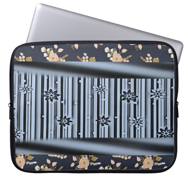 Housse Pour Ordinateur Portable Manche florale pour Ipad (Devant)