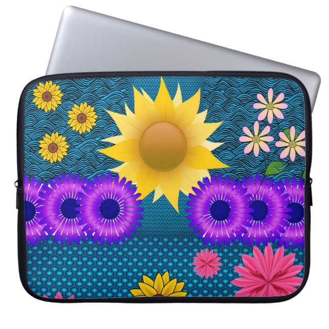 Housse Pour Ordinateur Portable Manche florale pour Ipad (Devant)