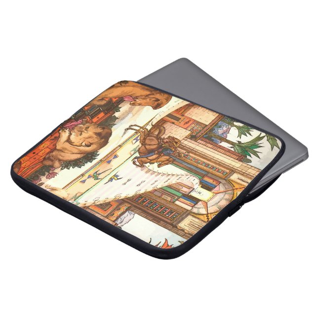 Housse Pour Ordinateur Portable Manche informatique Lions Indien (Devant haut)