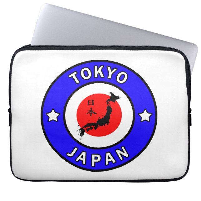 Housse Pour Ordinateur Portable Manche japonaise de Tokyo (Devant)