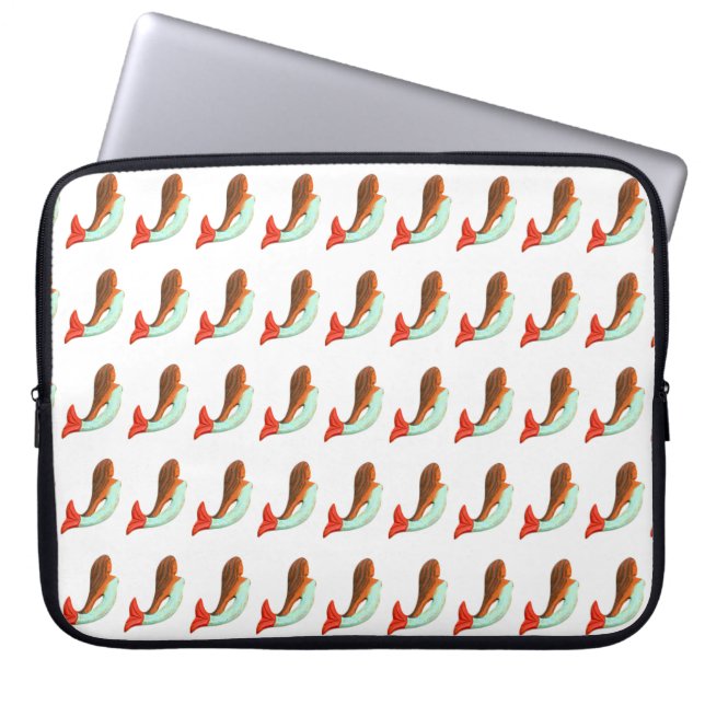 Housse Pour Ordinateur Portable manche motif de sirène (Devant)