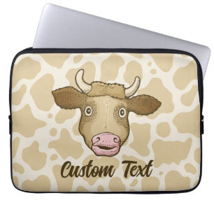 Housse Pour Ordinateur Portable Manche Ordinateur Portable À Vache Surpris