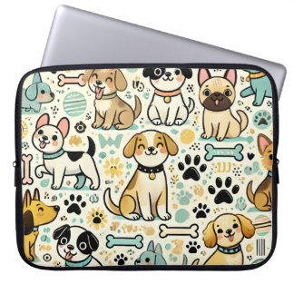 Housse Pour Ordinateur Portable Manche Ordinateur Portable Chien Adorable