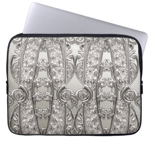 Housse Pour Ordinateur Portable Manche Ordinateur Portable Moderne Argent