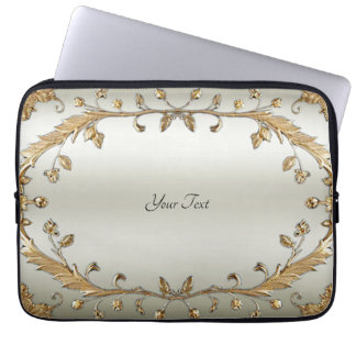 Housse Pour Ordinateur Portable Manche Ordinateur Portable Orné Or