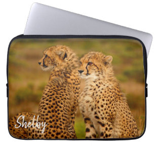 Housse Pour Ordinateur Portable Manche portable Cute Cheetahs