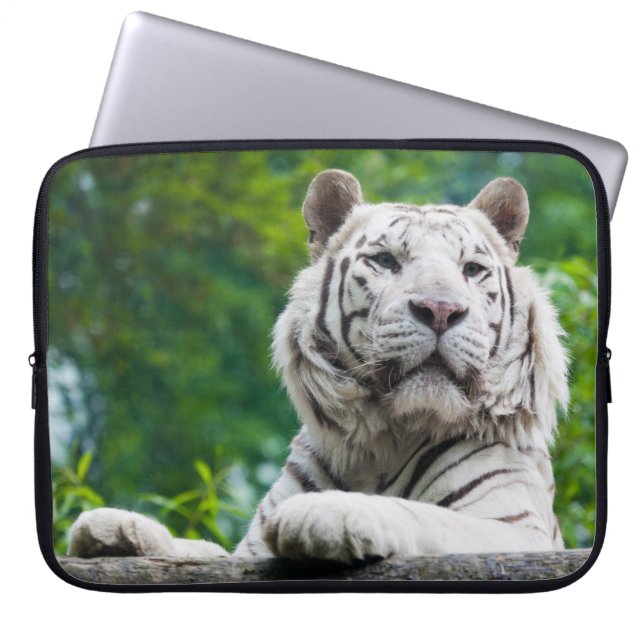Housse Pour Ordinateur Portable Manche portable White Tiger (Devant)