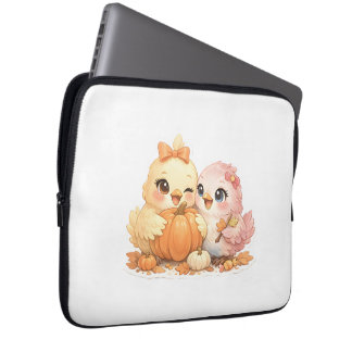 Housse Pour Ordinateur Portable Manche pour ordinateur Halloween Bird Friends auto