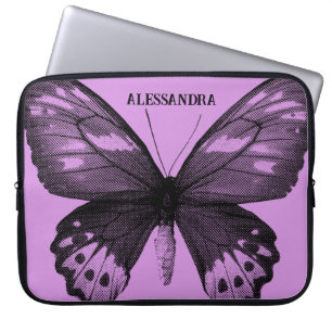 Housse Pour Ordinateur Portable Manche pour ordinateur portable à papillon demi-to