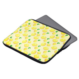 Housse Pour Ordinateur Portable Manche pour ordinateur portable citrons jaunes