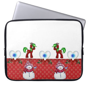 Housse Pour Ordinateur Portable Manche pour ordinateur portable de Noël en néoprèn