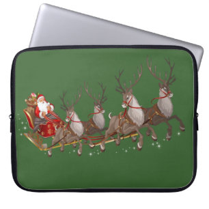 Housse Pour Ordinateur Portable Manche pour ordinateur portable de Noël en néoprèn