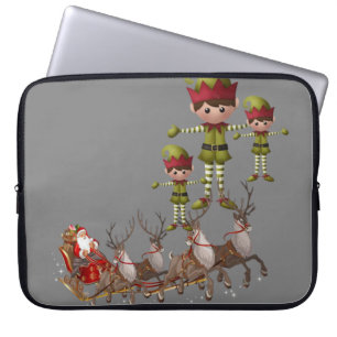 Housse Pour Ordinateur Portable Manche pour ordinateur portable de Noël en néoprèn