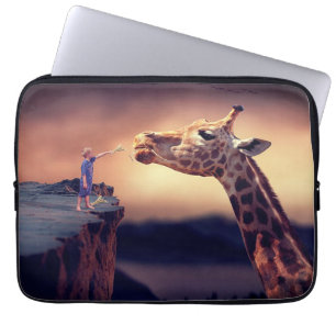 Housse Pour Ordinateur Portable Manche pour ordinateur portable Giraffy et Boy