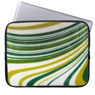 Housse Pour Ordinateur Portable Manche pour ordinateur portable Green Swirl