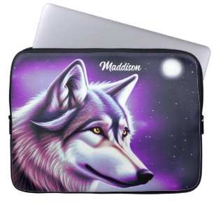 Housse Pour Ordinateur Portable Manche pour ordinateur portable Mystical Wolf