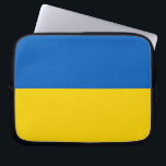 Housse Pour Ordinateur Portable Manche pour ordinateur portable Pavillon Ukraine<br><div class="desc">Elégant tamis d'ordinateur portable avec le drapeau de l'Ukraine. Ce produit est personnalisable.</div>