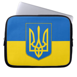 Housse Pour Ordinateur Portable Manche pour ordinateur portable Pavillon Ukraine