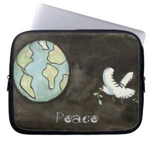 Housse Pour Ordinateur Portable Manche pour ordinateur portable Peace on Earth