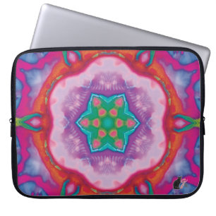 Housse Pour Ordinateur Portable Manche pour ordinateur portable Rosette Kaleidosco