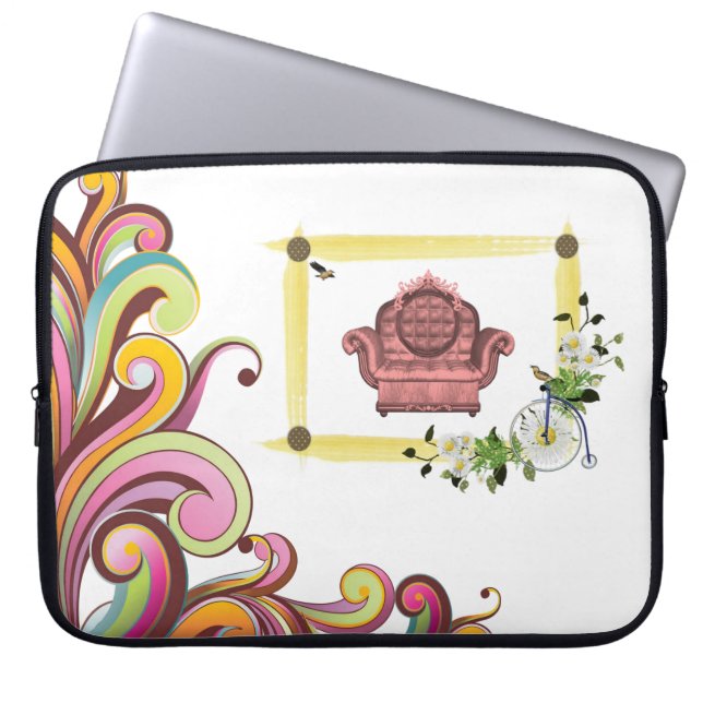 Housse Pour Ordinateur Portable Manche victorienne pour Ipad (Devant)