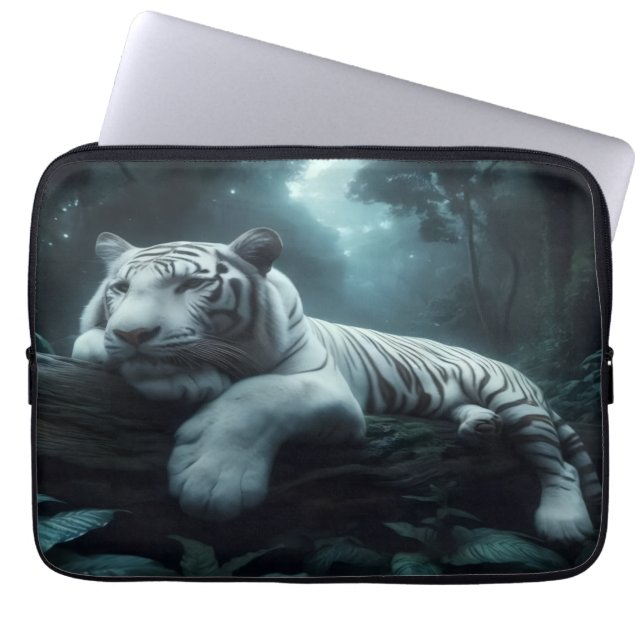 Housse Pour Ordinateur Portable Manches de bureau blanc (Devant)