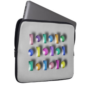Housse Pour Ordinateur Portable Manches d'ordinateur portable - Boutons 3D