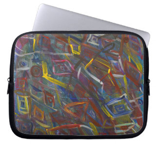 Housse Pour Ordinateur Portable Manches d'ordinateur portable "Carrés" Abstraites