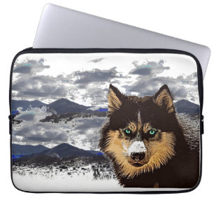 Housse Pour Ordinateur Portable Manches d'ordinateur portable Sibérien Husky