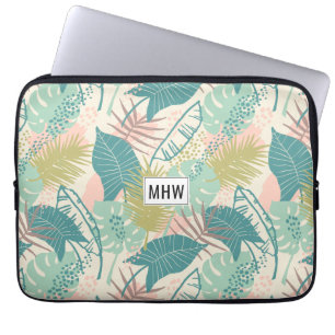 Housse Pour Ordinateur Portable Manches monographiques personnalisées Motif feuill
