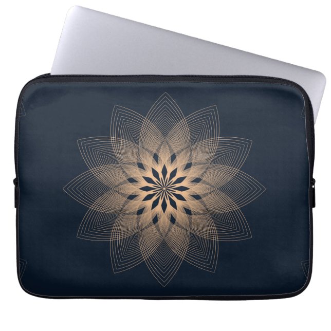 Housse Pour Ordinateur Portable mandala Abstrait trouvez votre paix (Devant)
