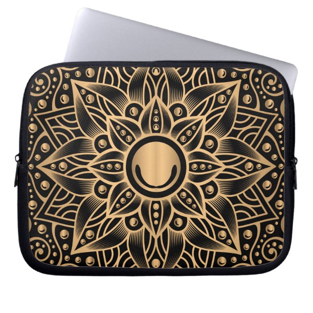 Housse Pour Ordinateur Portable Mandala Luxe 12 (Devant)