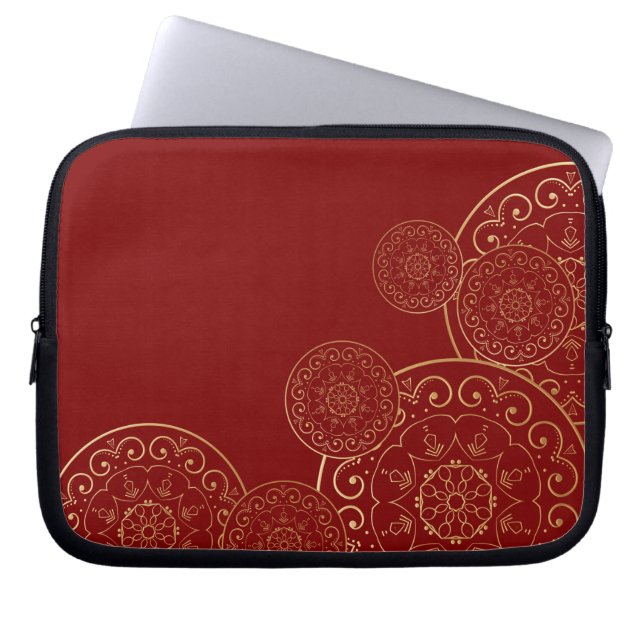 Housse Pour Ordinateur Portable Mandala Luxe 50 (Devant)