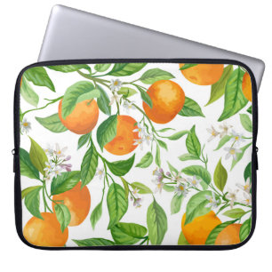Housse Pour Ordinateur Portable Mandarin : Motif coloré tropical