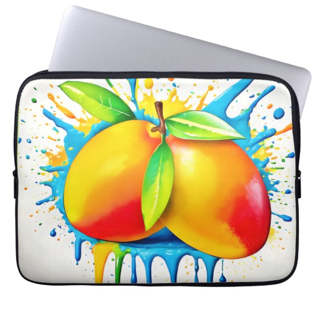 Housse Pour Ordinateur Portable Mango Splash de couleur (Devant)