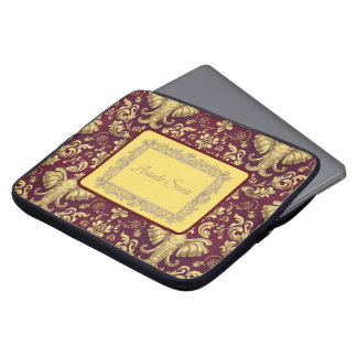 Housse Pour Ordinateur Portable Mara Trumpeting Glory: Crimson & Gold Asante Sana 