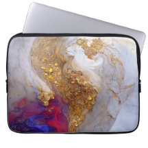 Marbre Blanc Tourbillon avec Or Liquide
