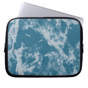 Housse Pour Ordinateur Portable Marbre sarcelle