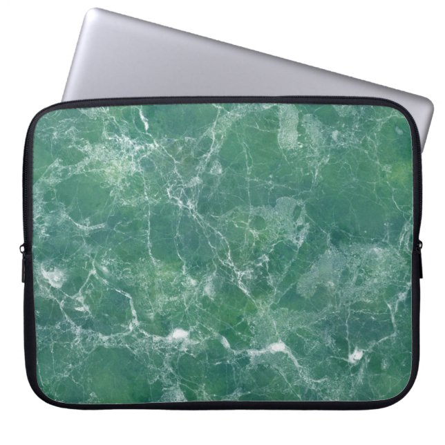 Housse Pour Ordinateur Portable Marbre vert (Devant)