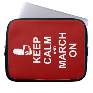 Housse Pour Ordinateur Portable Marching Band Gardez le calme et Marche le