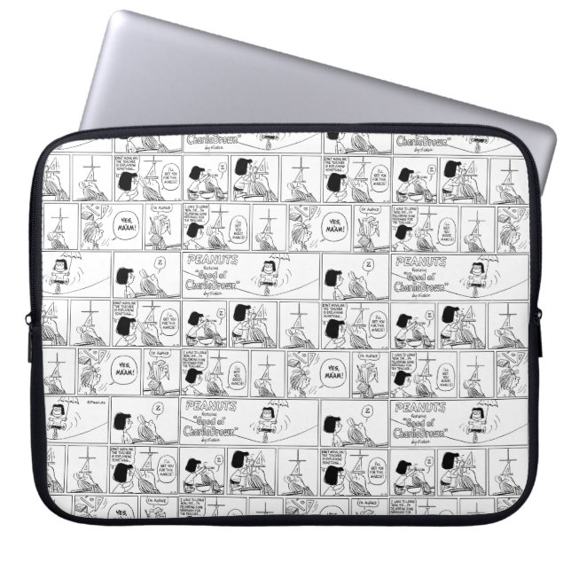 Housse Pour Ordinateur Portable Marcie & Pepperment Patty En Classe (Devant)