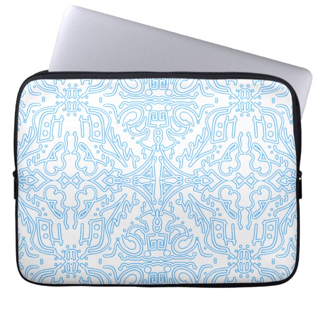 Housse Pour Ordinateur Portable Marée Azur Céleste (Devant)