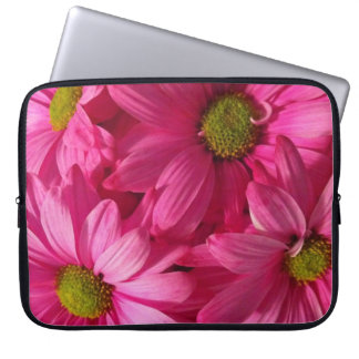 Housse Pour Ordinateur Portable Marguerites roses