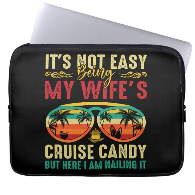Housse Pour Ordinateur Portable Mari Candy drôle de Croisière (Devant)